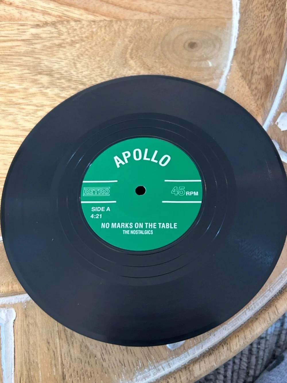 Mini Record Coaster Set NEW protect the Surface, Rest on Me “song” titles